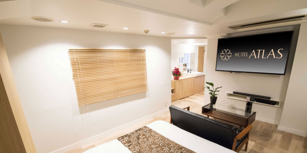 動画撮影に適した部屋を探しているなら「ホテルアトラス」へ
